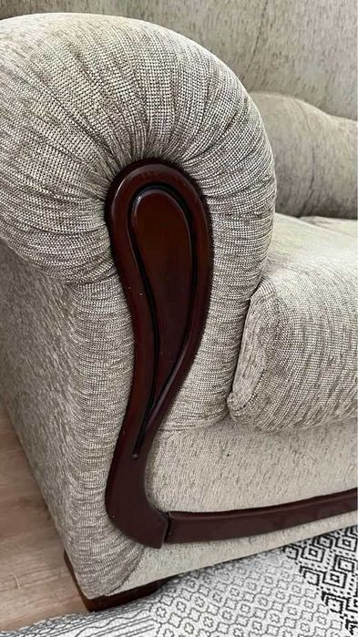 Conjunto Sofá cama 3 lugares + 2 cadeiras + sofá 1 lugar