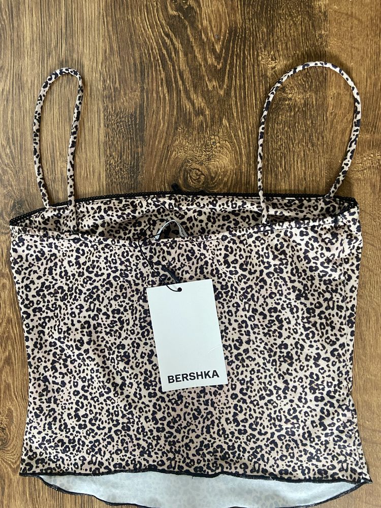 Top w panterkę Bershka S Viral Coquette hit nowy lato
