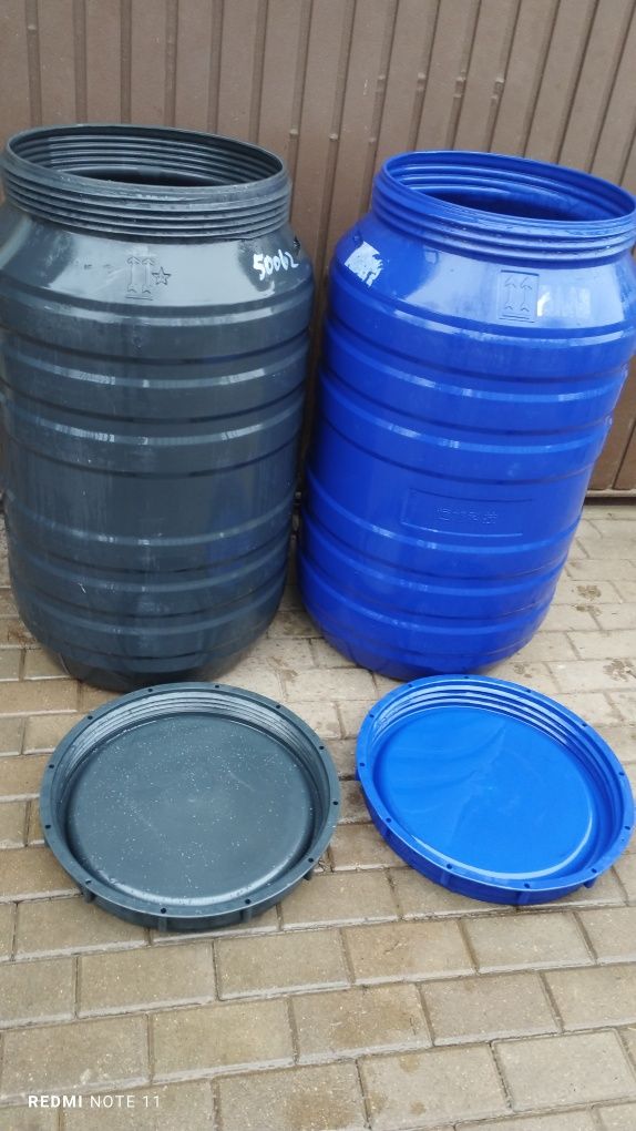 Beczki plastikowe 220 l na deszczówkę pomosty paliwo NOWA DOSTAWA