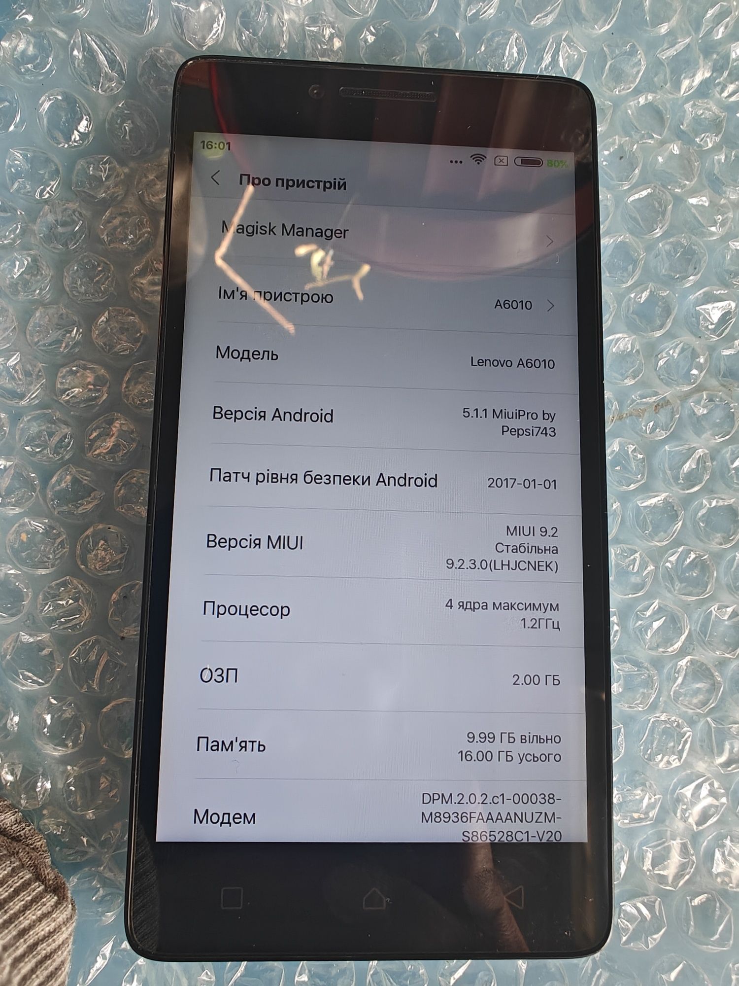Lenovo A6010 plus в гарному стані