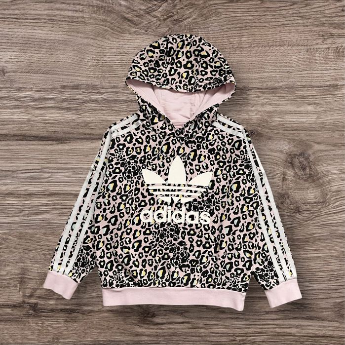 Оригінальне худі толстовка реглан кофта Adidas на дівчинку 7-8 років