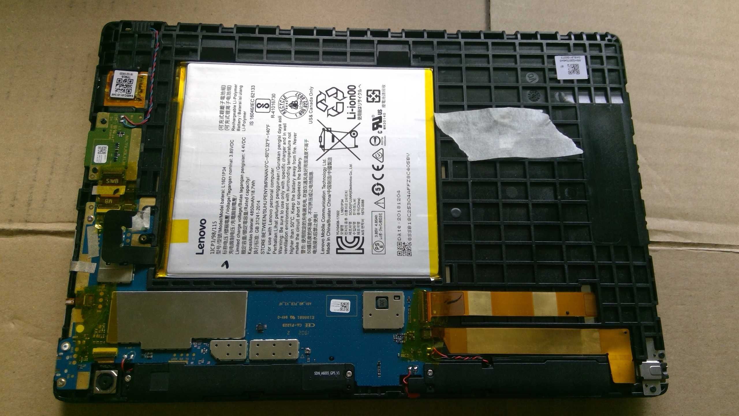 Tablet Lenovo Tab E10 X104F 10,1" H23