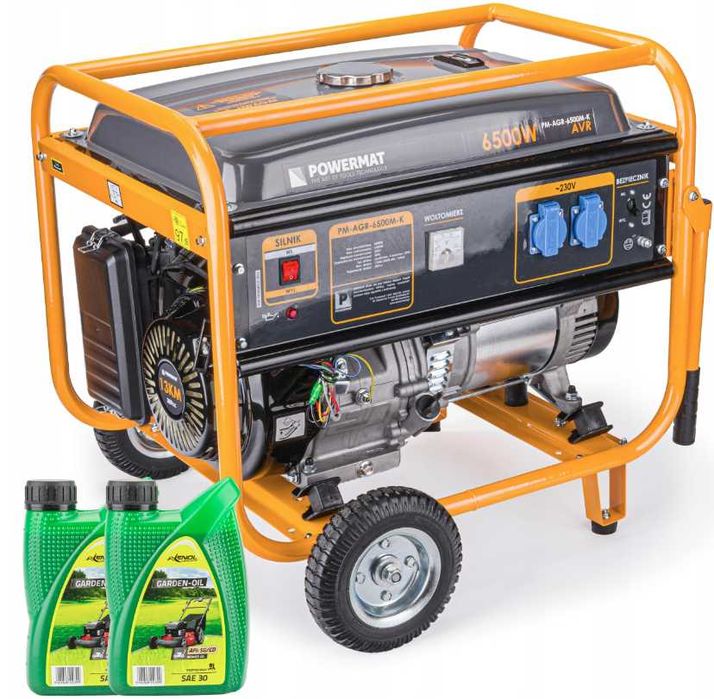 Agregat PRĄDOTWÓRCZY Generator 6500W 230V AVR PM-AGR-6500M-K