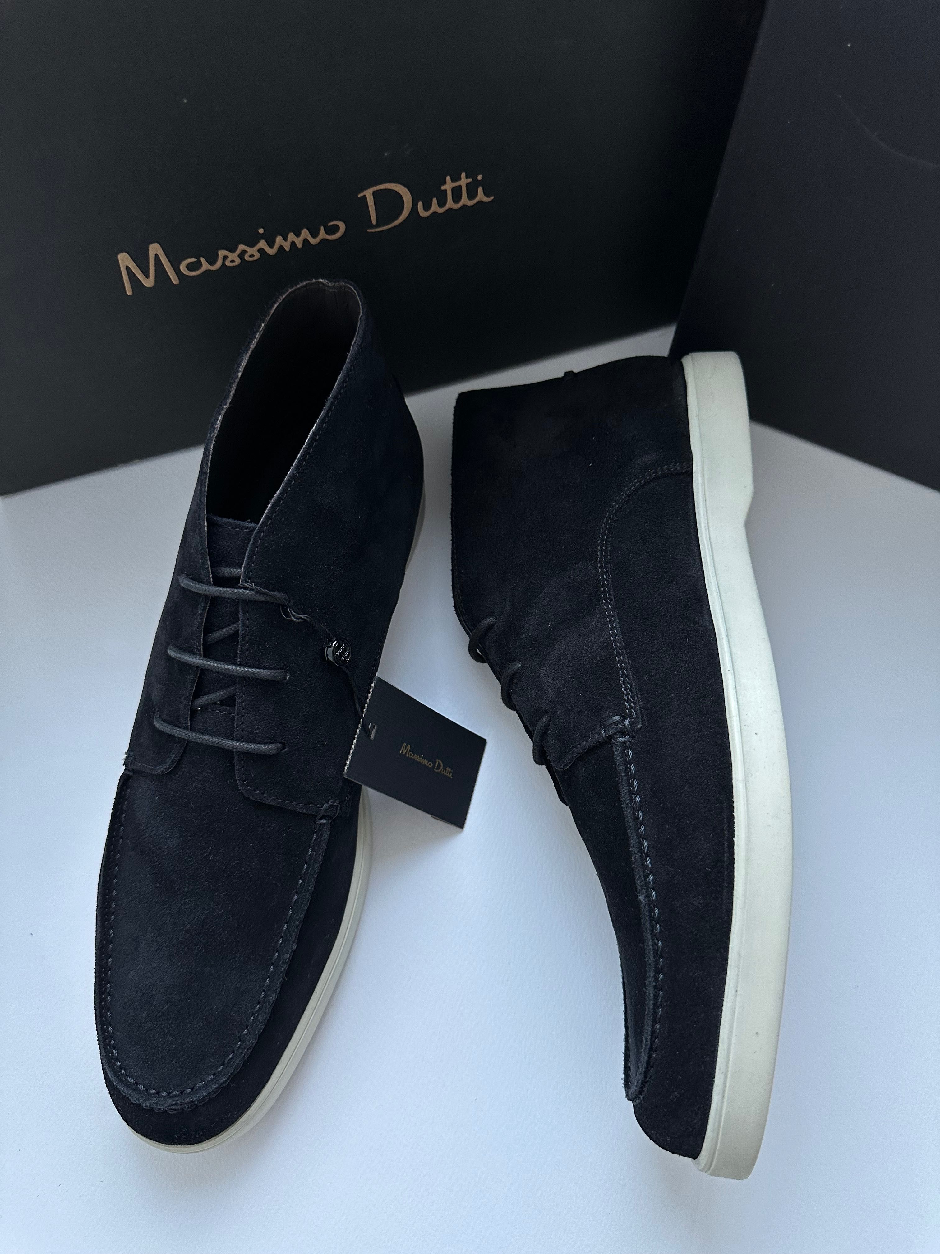 Шкіряні чоловічі лофери Massimo Dutti