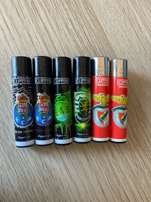 Isqueiros Clipper Benfica, Sporting e Porto