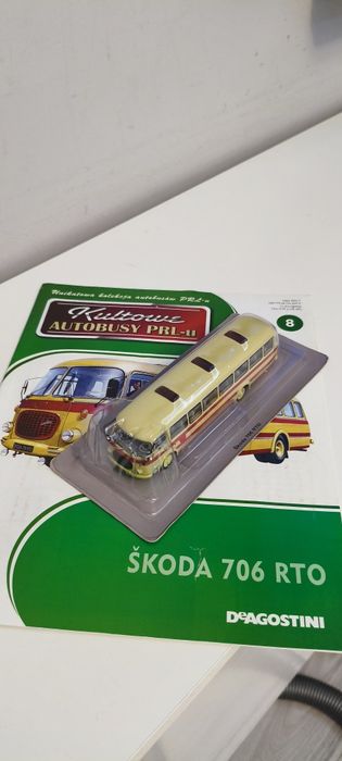 Skoda 706 RTO. Model kultowe autobusy PRL. Skala 1:72. Nowy.