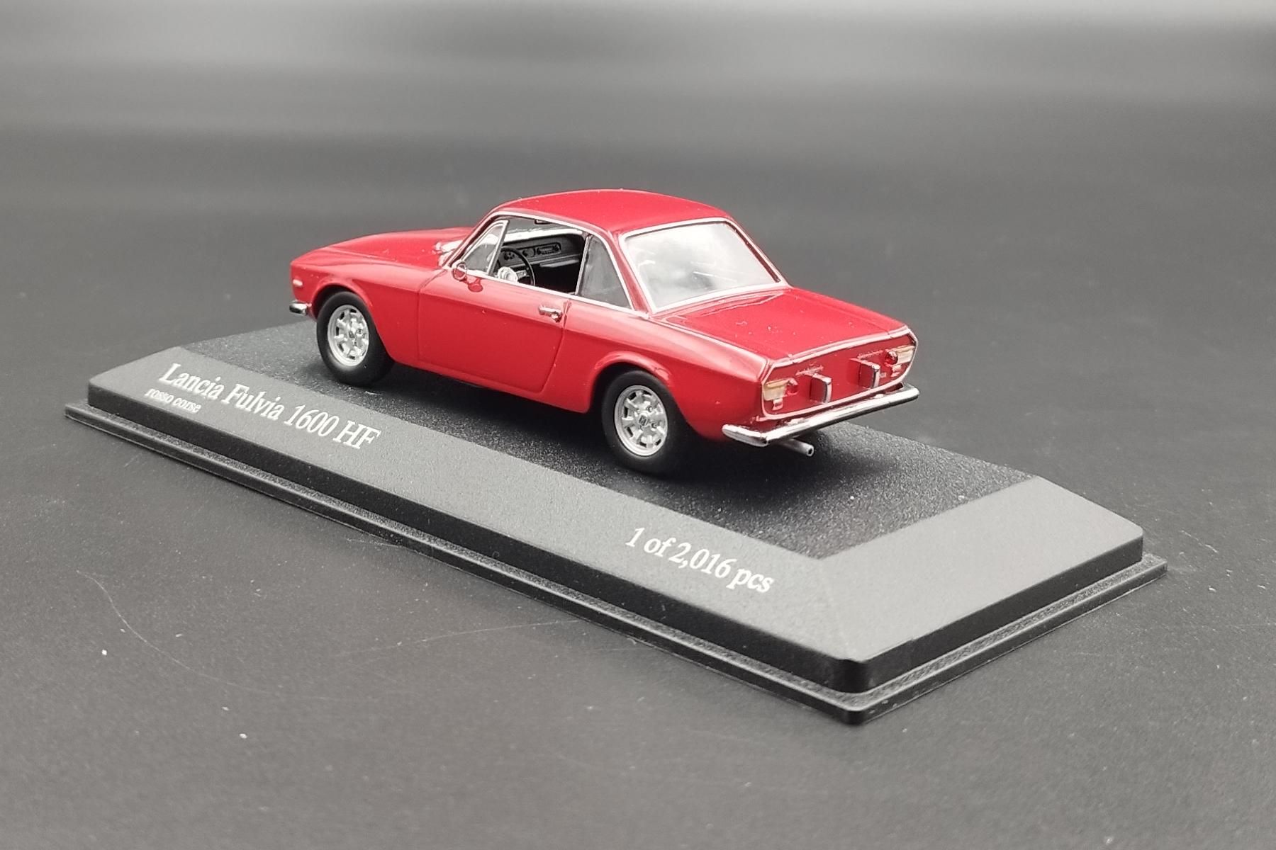 1:43 Lancia Fulvia 1600 HF Red Minichamps