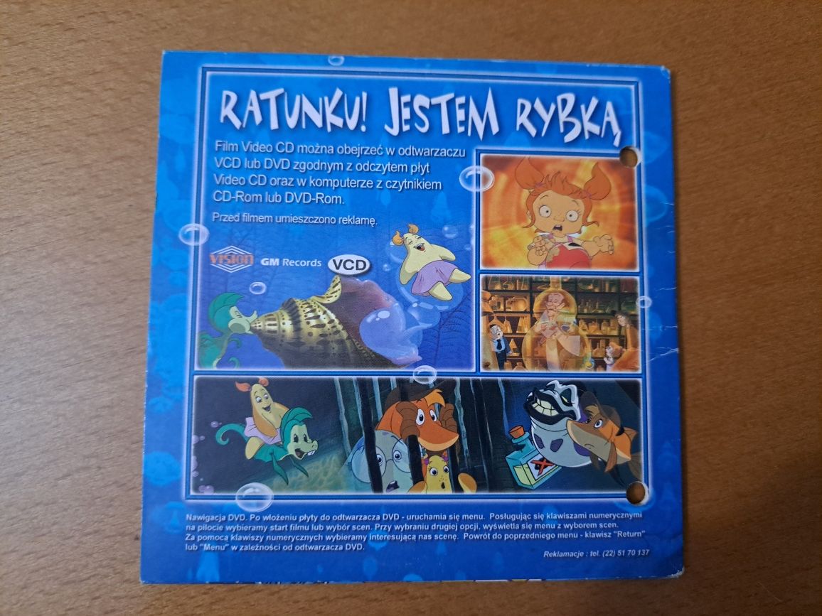 Bajka VCD Ratunku jestem rybką