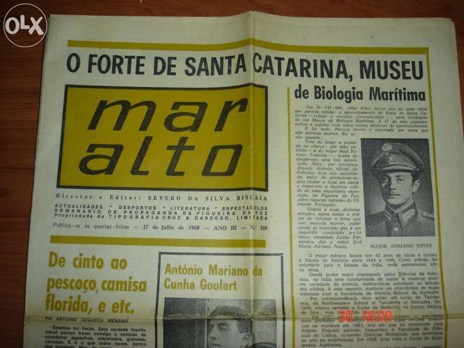 Jornal O Mar Alto de 1968