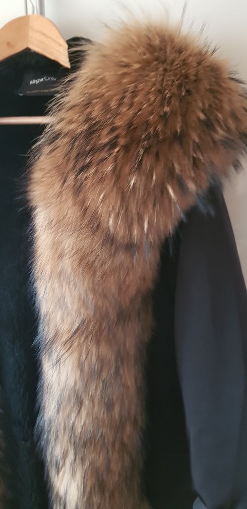 Kurtka parka z futrem