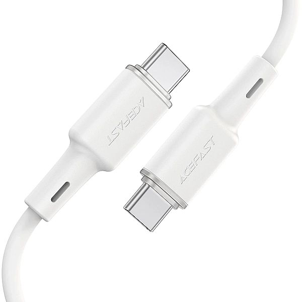 Kabel Acefast C2-03-C-C USB-C - USB-C PD QC 60W 3A 480Mb/s 1,2m - biał