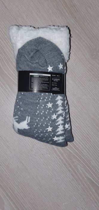 Grube skarpety świąteczne