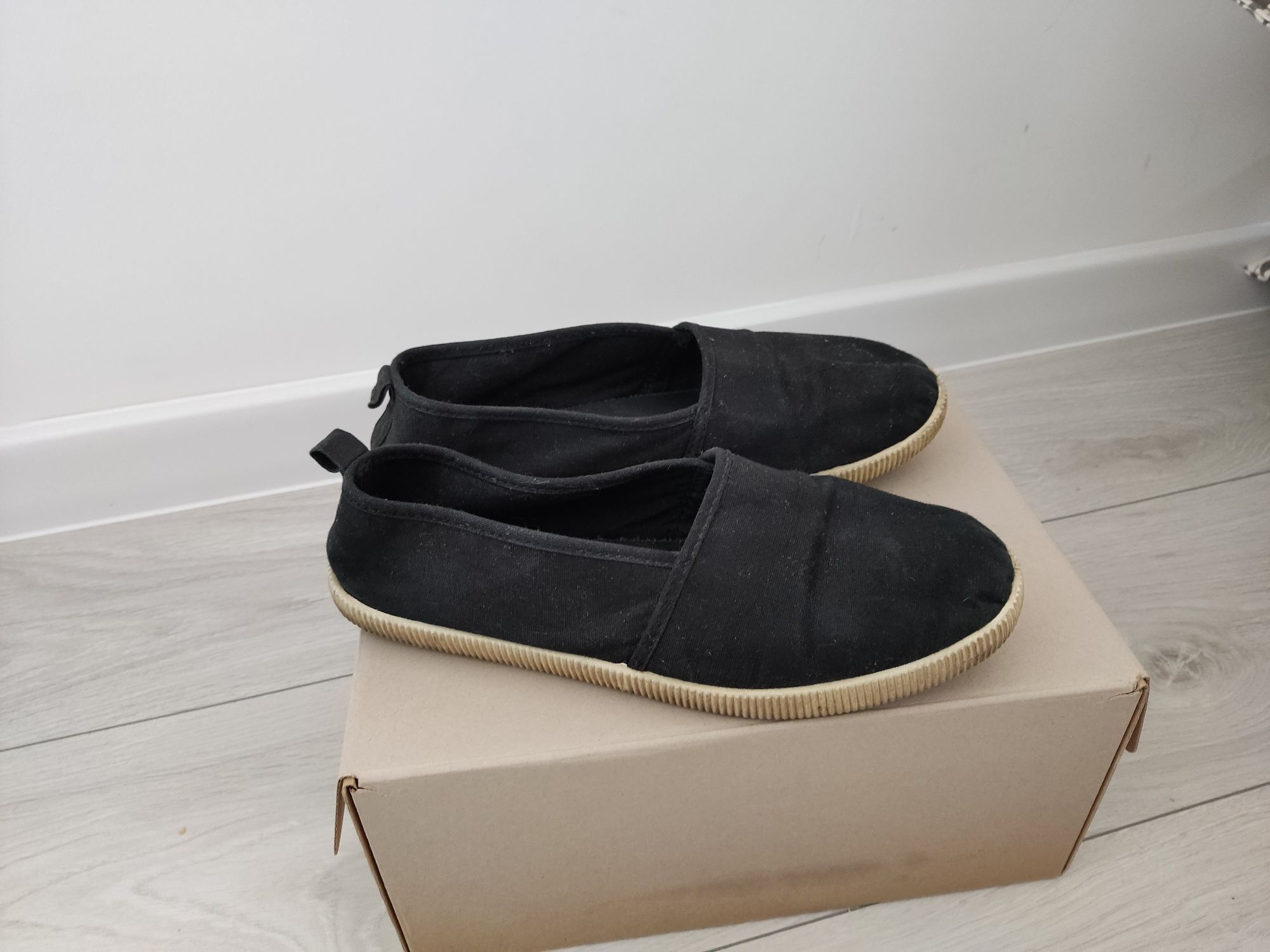 Espadryle czarne H&M