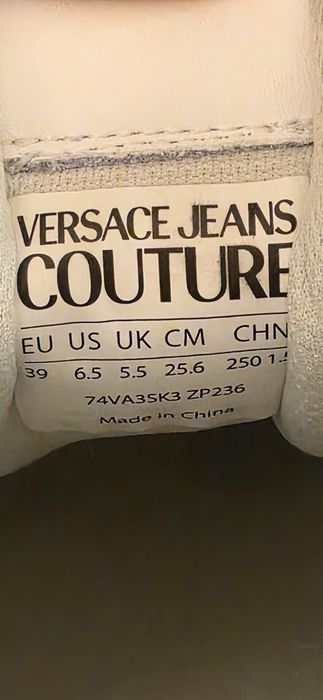 Sapatilhas Versace Jeans Couture 39 como novas