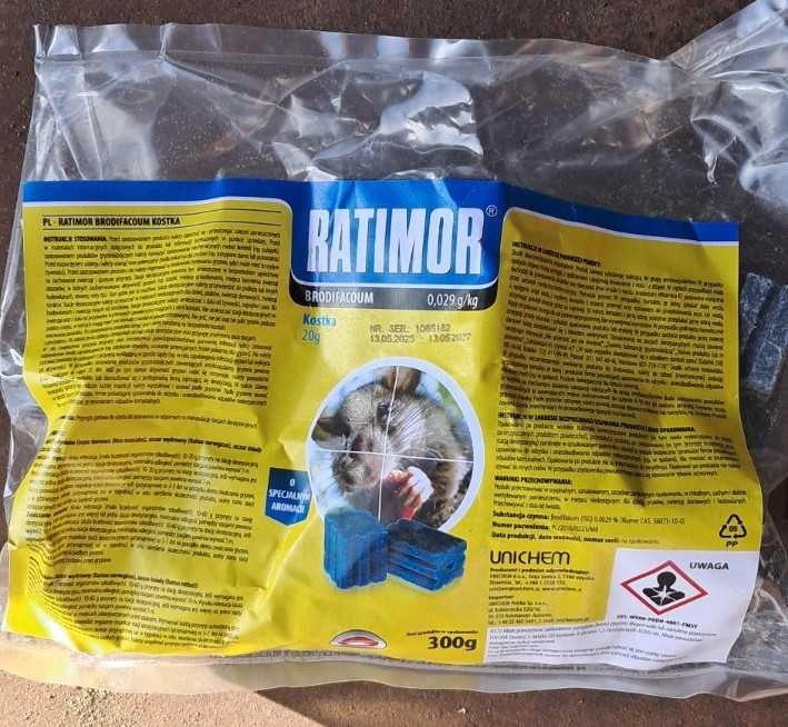 Najsilniejsza trutka na myszy i szczury – RATIMOR 300g!