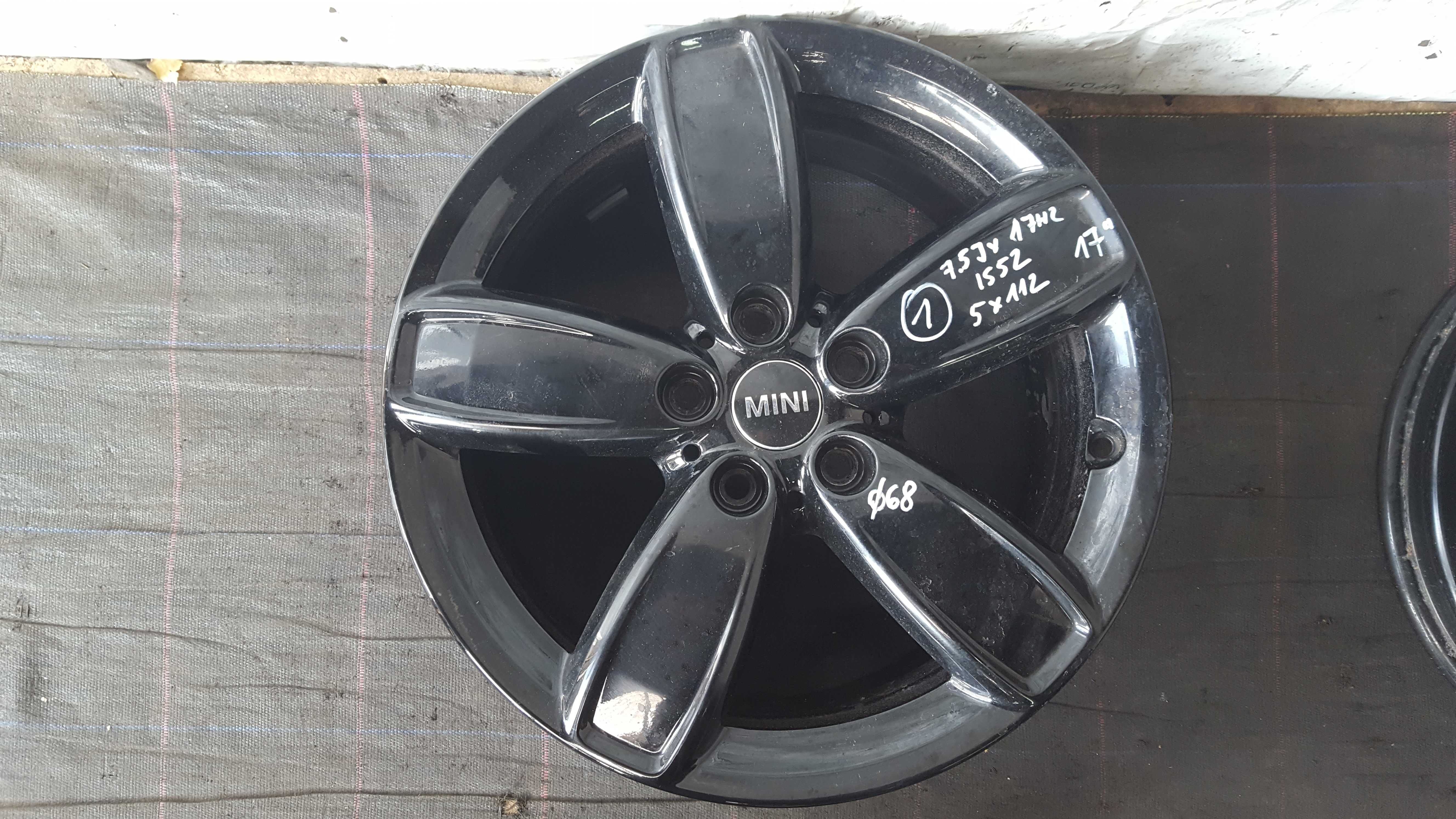 Felgi aluminiowe kpl 5x112 7,5Jx17cali ET52 Mini BMW VW Audi