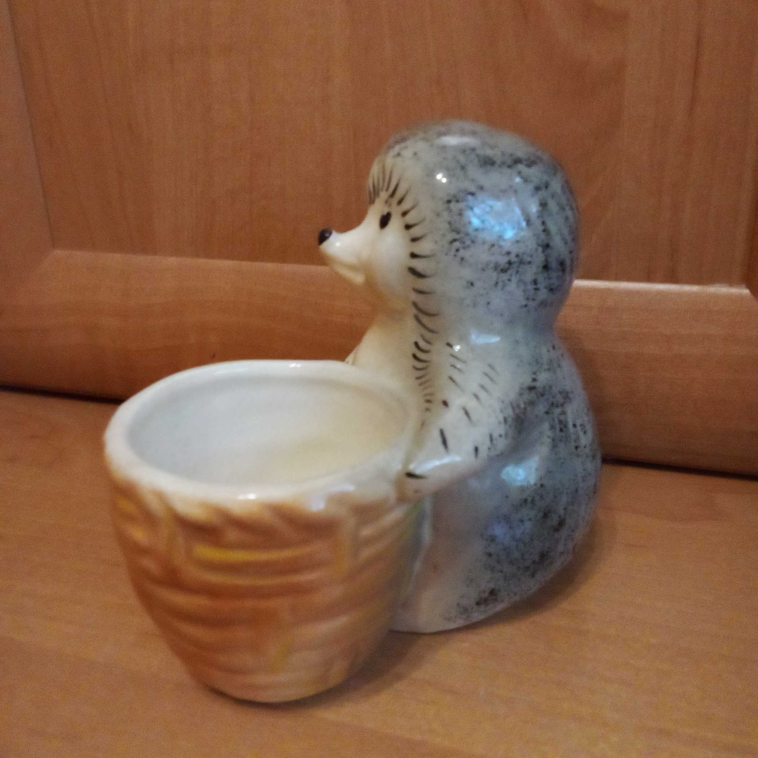 Статуэтка ёжик,ёмкость для сыпучих,кашпо