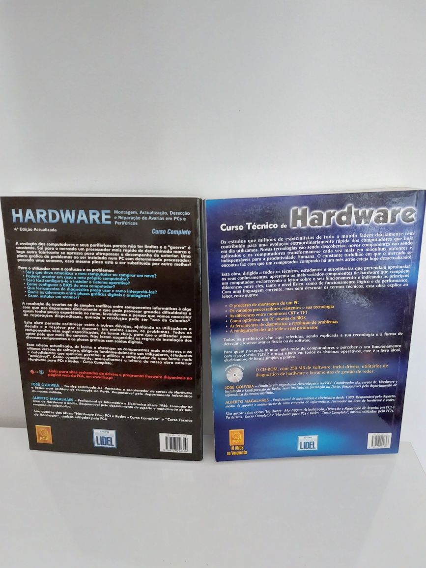 2 livros técnicos de Hardware