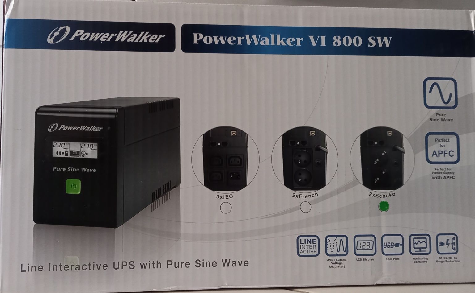ДБЖ Power Walker VI800 SW