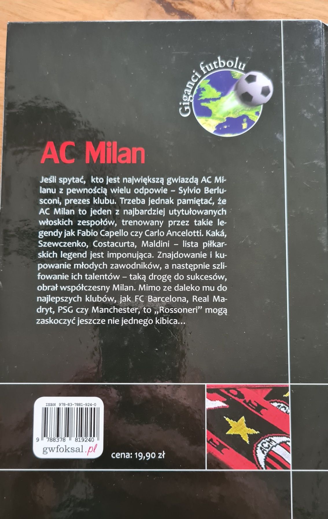 "AC Milan" z serii Giganci Futbolu Tomasz Lipiński