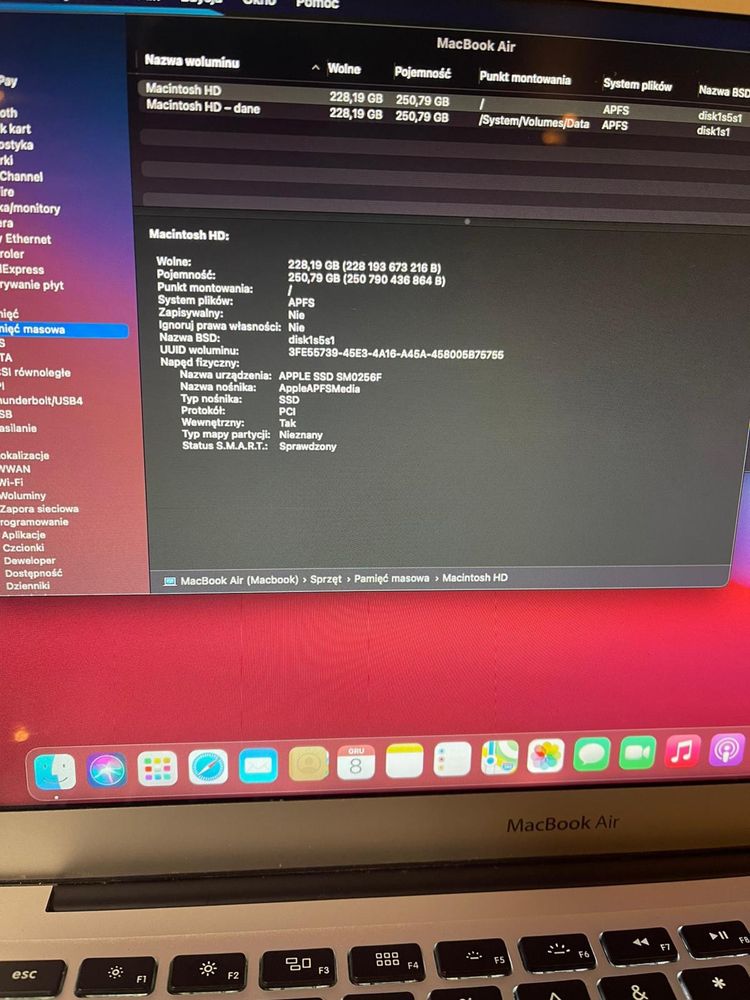 MacBook Air 1.4Ghz 4.0/256GB