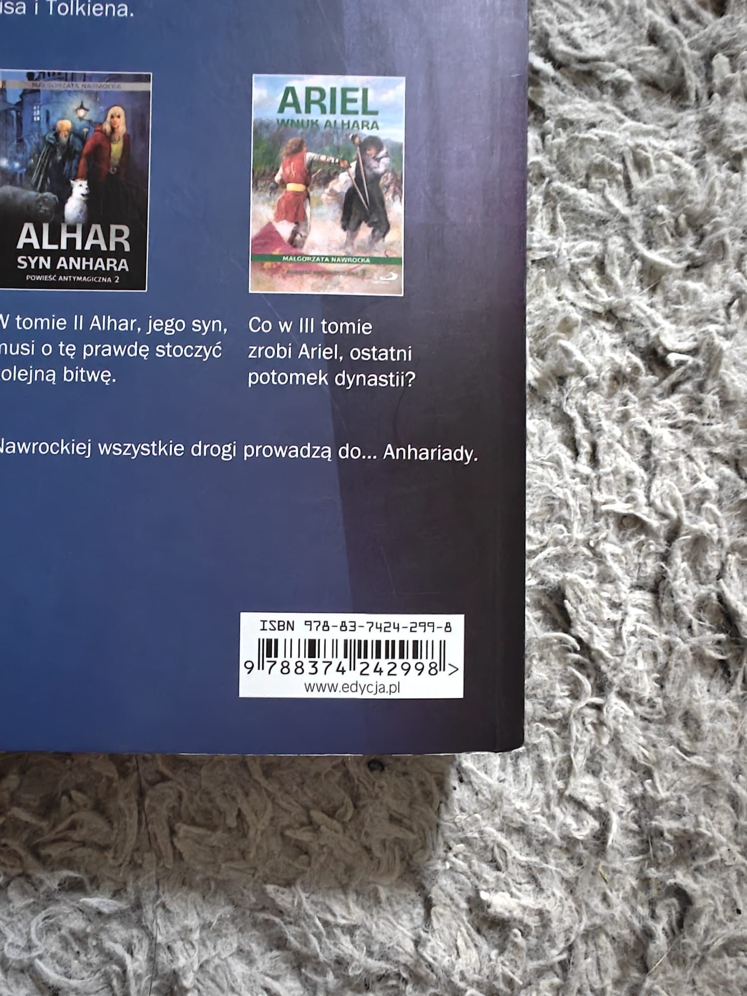 Alhar syn Anhara powieść antymagiczna 2 Małgorzata Nawrocka