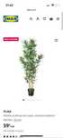 Planta artificial ikea em vaso