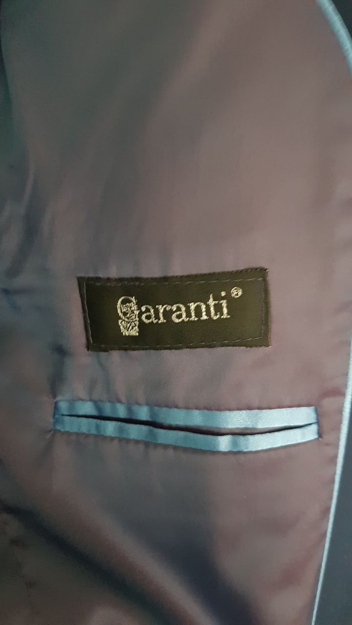 Garnitur męski Garanti granatowy rozmiar 176/96/88 stan idealny