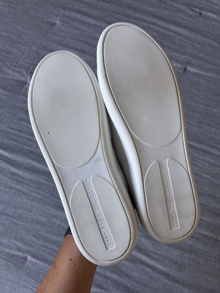 Nowe z metkami adidasy z Zary r.40, białe damskie sneakersy