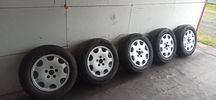 Alufelgi 5szt z oponami zimowymi Continental 205/60R 15