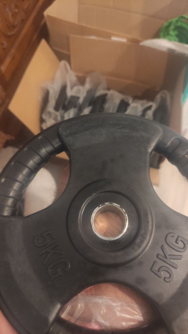 Discos de musculação 5kg 28mm