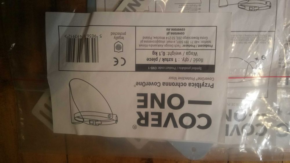 Przyłbica ochronna Cover One