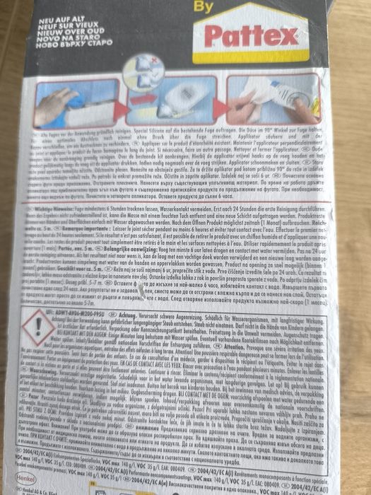 Silikon Renowacyjny  Pattex 10 SZTUK