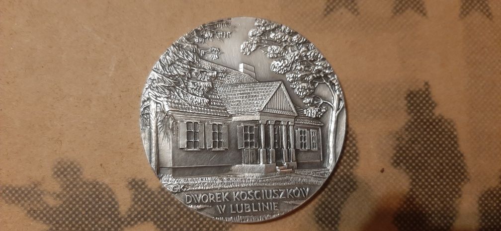 Medal Tadeusz Kościuszko  Dworek Kościuszków w Lublinie