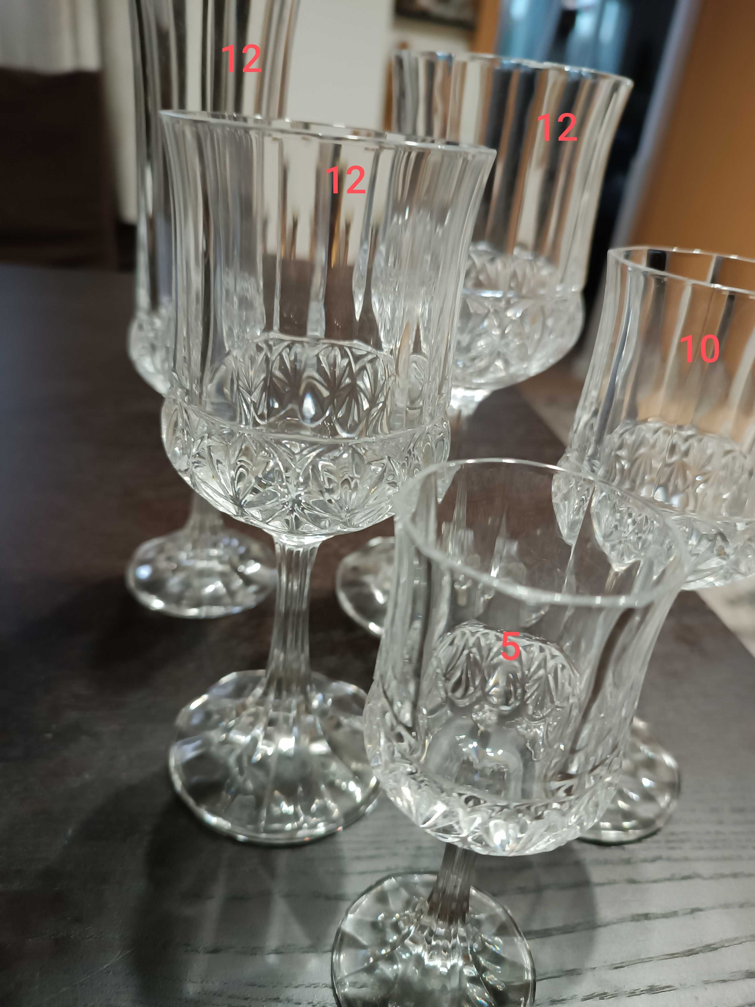 conjunto copos ,com caneca e garrafa cristal d'ark