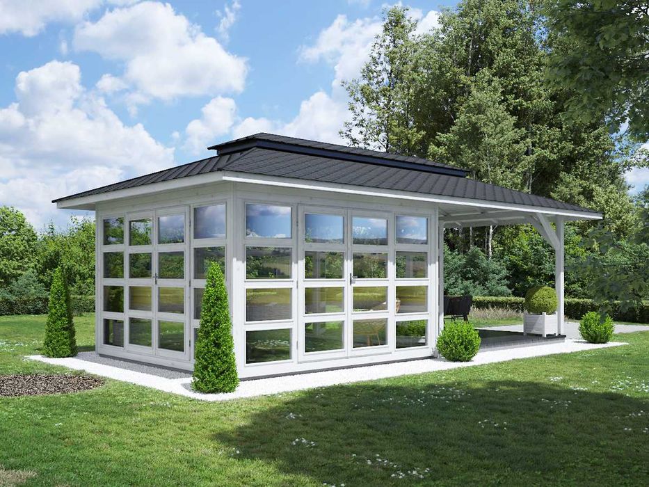 DOMEK SZKLANY 5x5 altana 4x4 domek 4x3 biuro 4x4 altanka 5x5 MDN10B