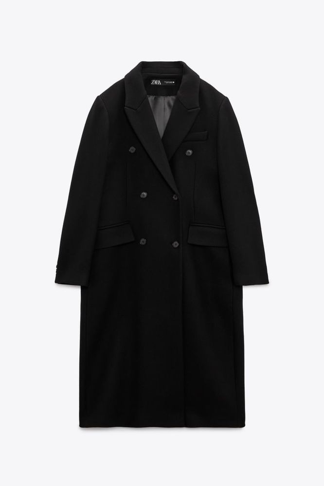 Шерстяное пальто Zara