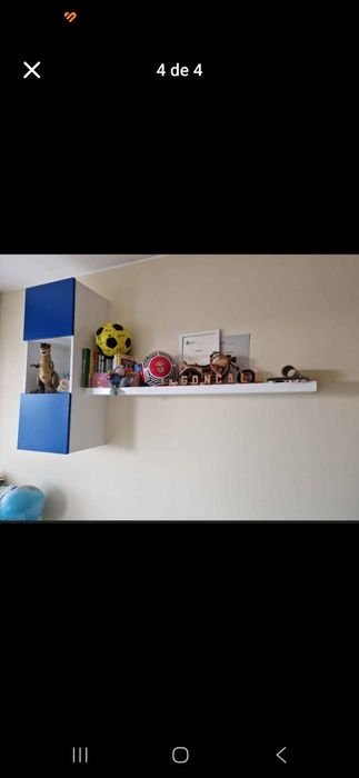 Vende-se quarto branco e azul