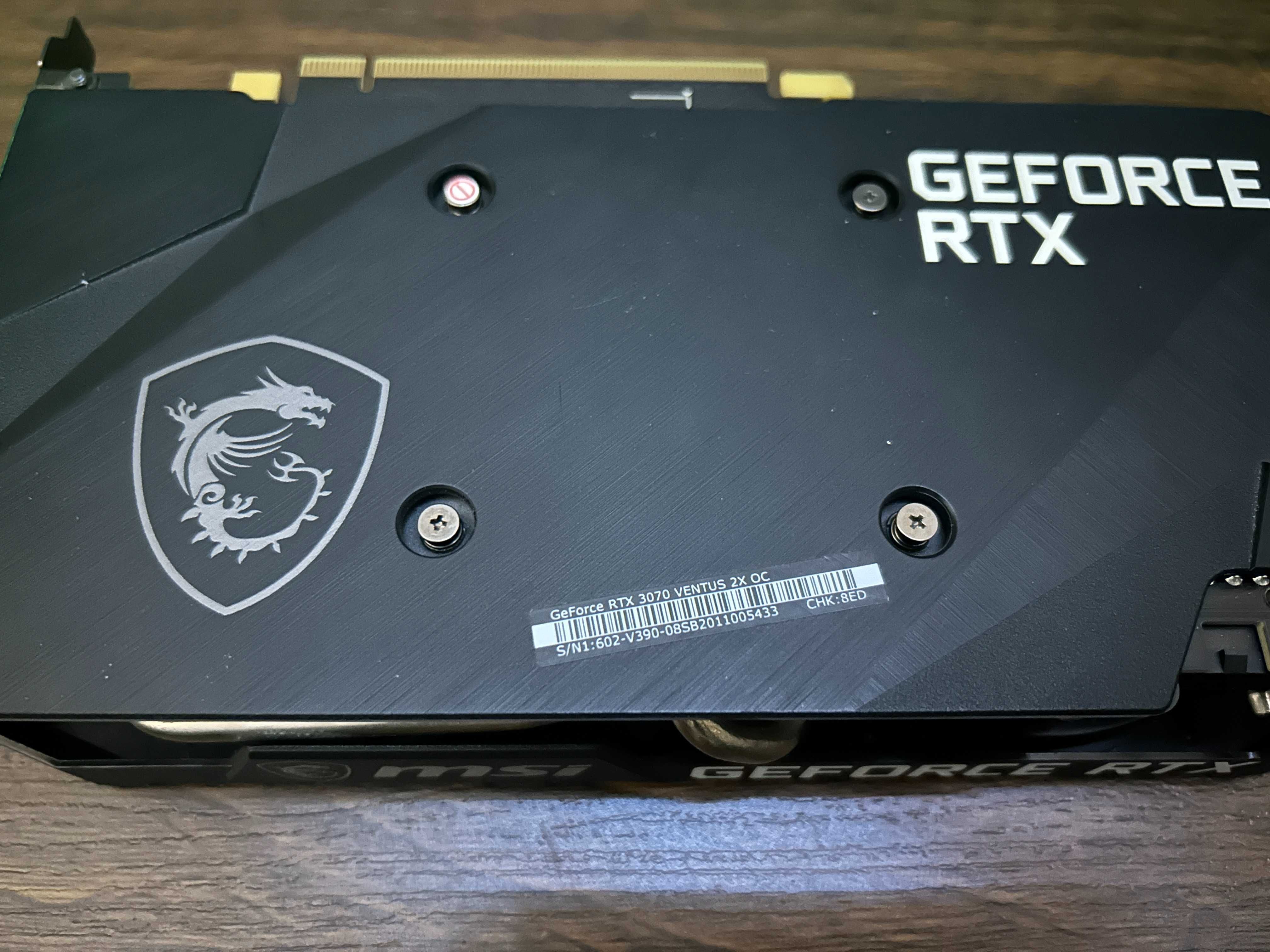 Бесплатная доставка! Видеокарта NVIDIA GeForce RTX 3070 8GB GDDR6 MSI