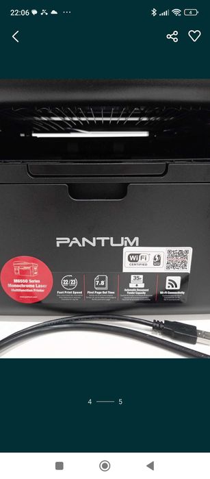 PANTUM M6550NW Multifunction Printer and Scanner, Like New64171727122305122
