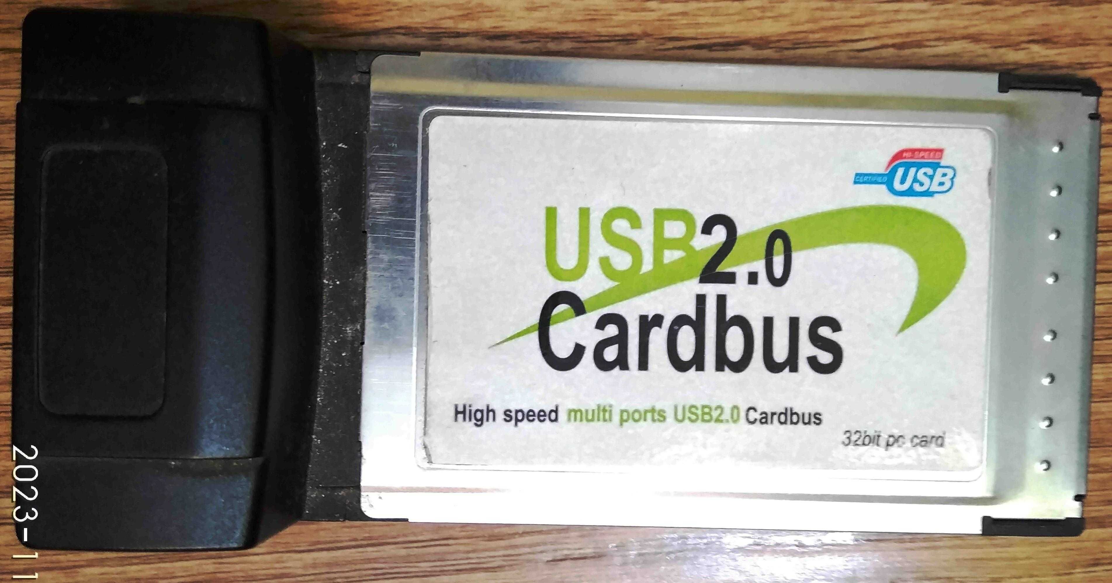 Атаптер USB 2.0 Cardbus pc card