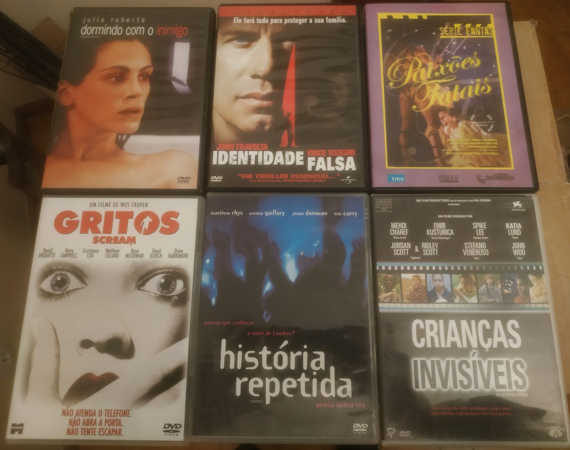 Vários DVDs raros a 3€ cada (Promoção: 4 = 10€)