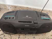 Sistema som portátil Sony CFD-9 CD RADIO CASSETTE -CORDER