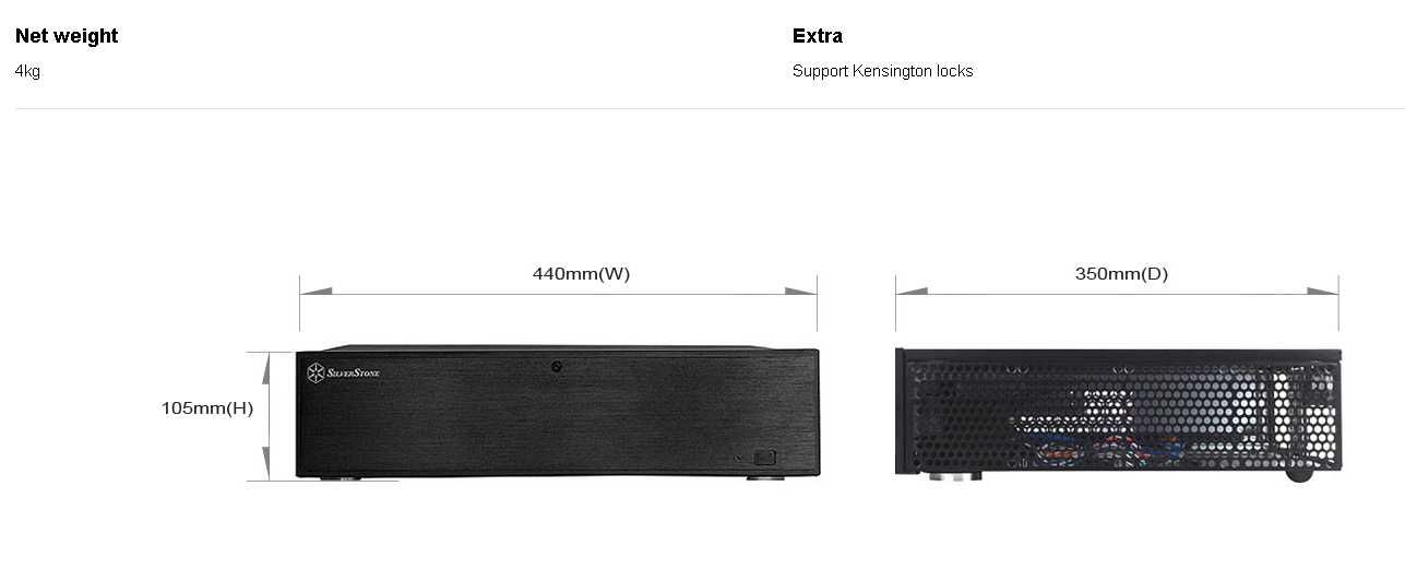 Caixa Silverstone ML04B USB 3.0