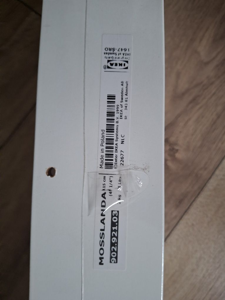 Mosslanda IKEA półka 115cm biała NOWA