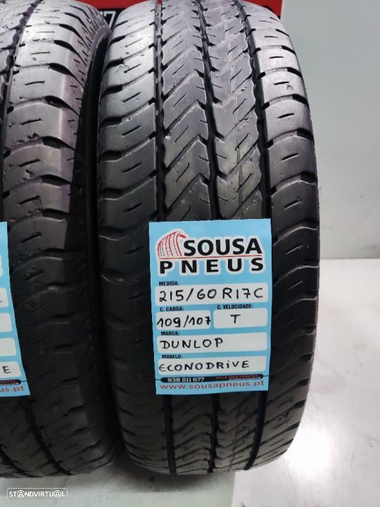 2 pneus semi novos 215-60r17c dunlop - oferta dos portes 110 EUROS