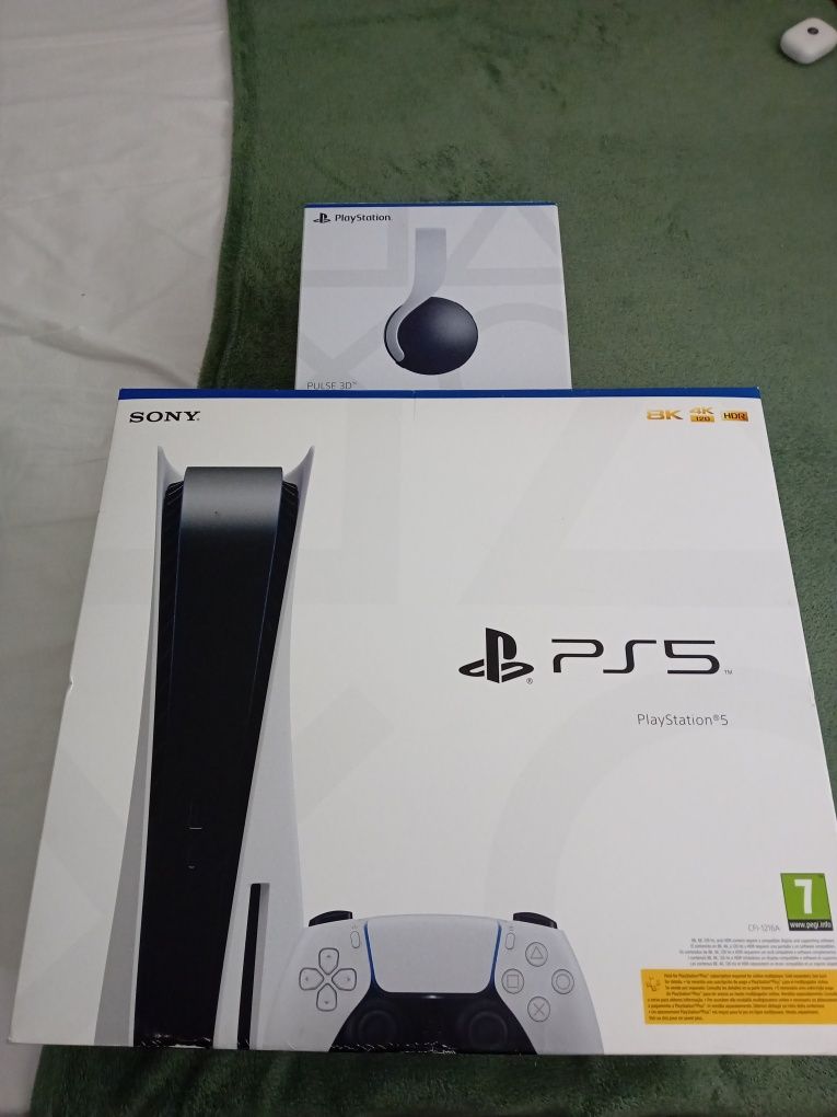 PS5 e head set pulse 3d