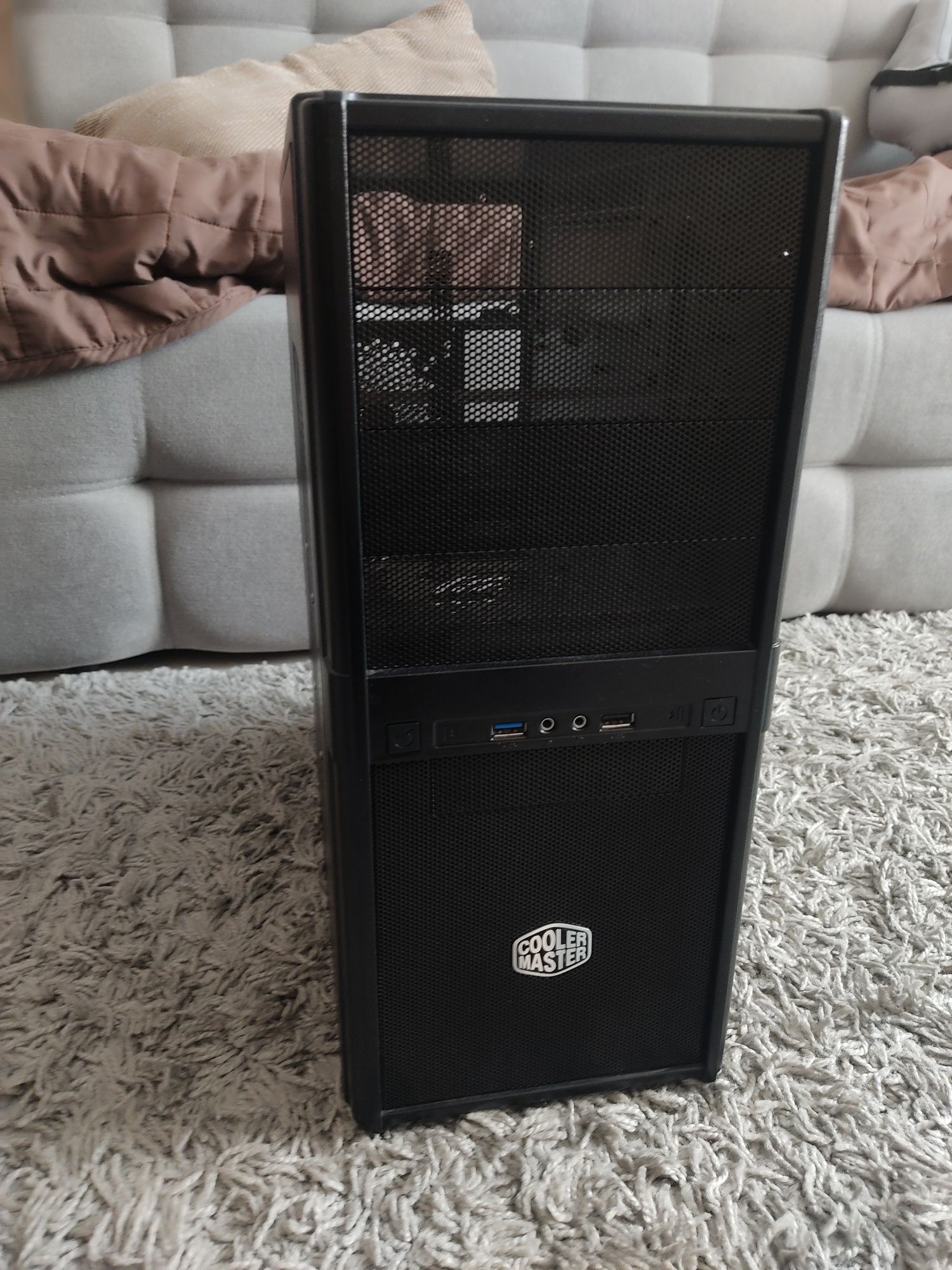 Корпус пк Cooler Master +Блок живлення Thermal master ATX 12V