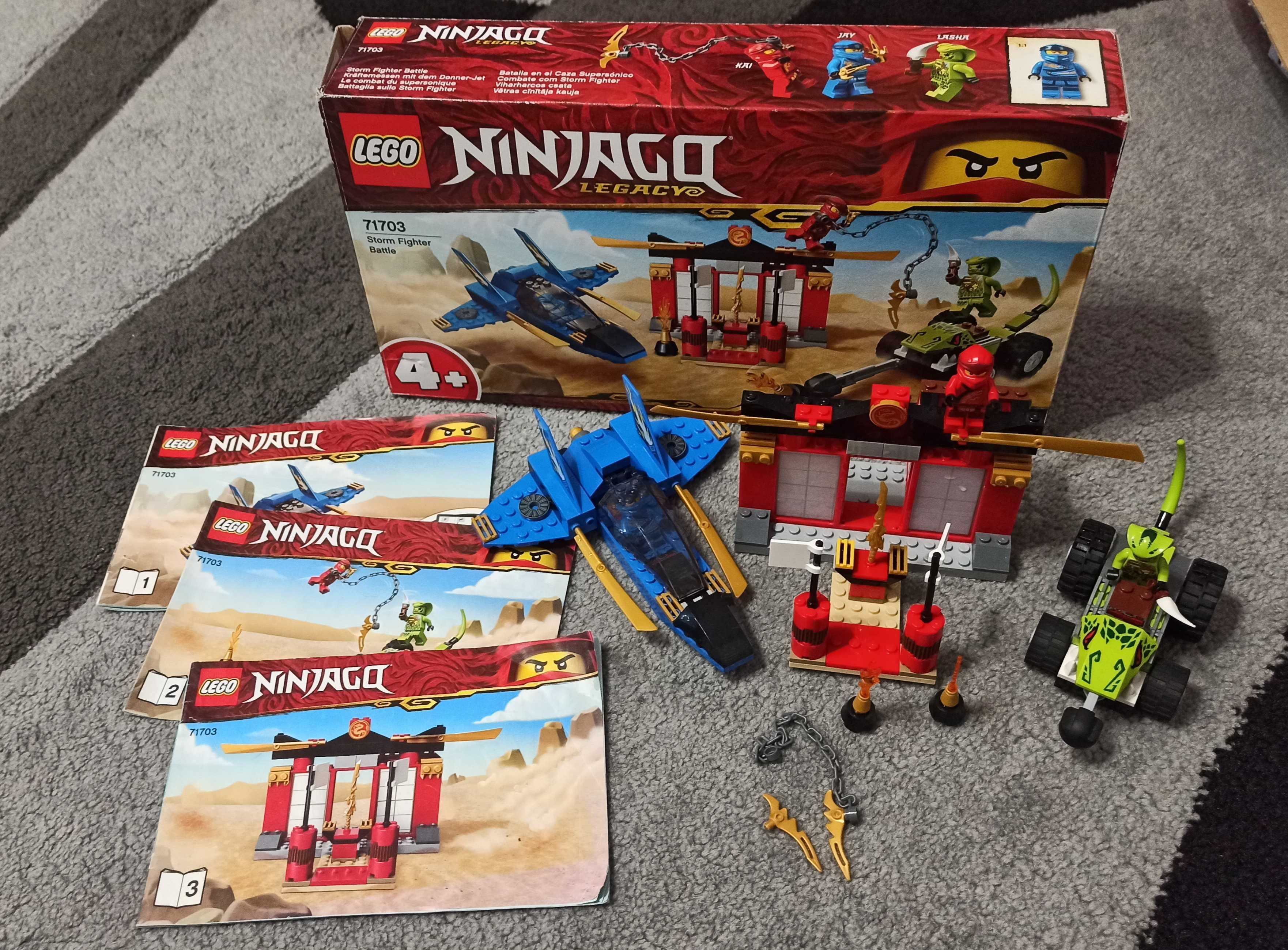 LEGO Ninjago 71703 Bitwa burzowego myśliwca karton gazetki jak nowe