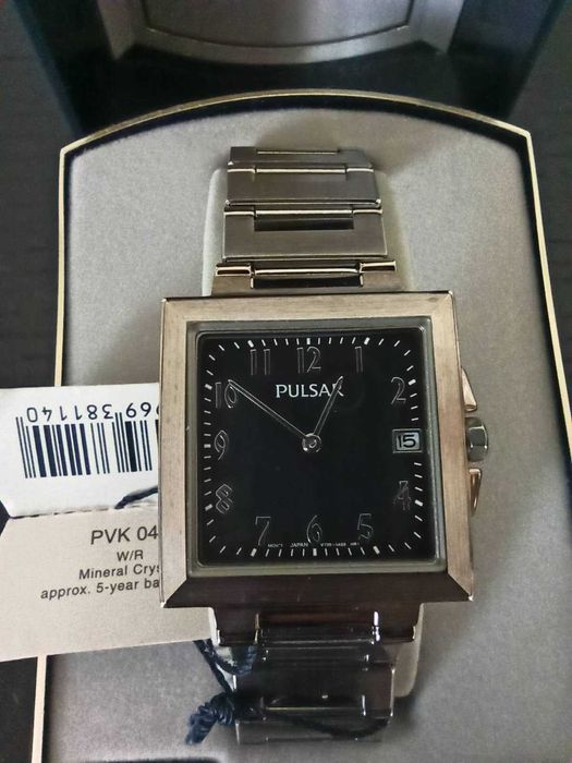 Relógio de Pulso (Pulsar PVK 049, Novo e Original)